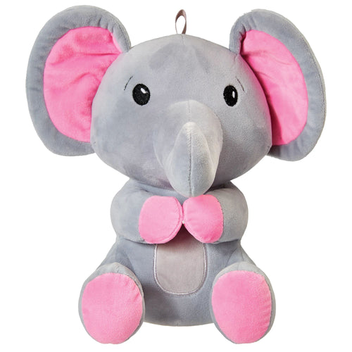 Pink Elephant Weighted Stuffy