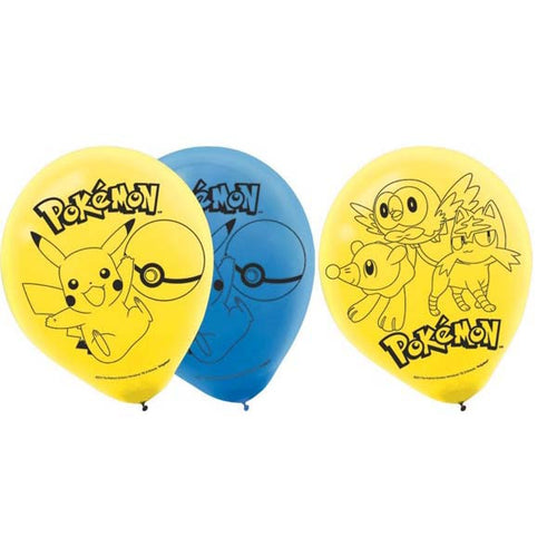 Pokemon Latex Balloons