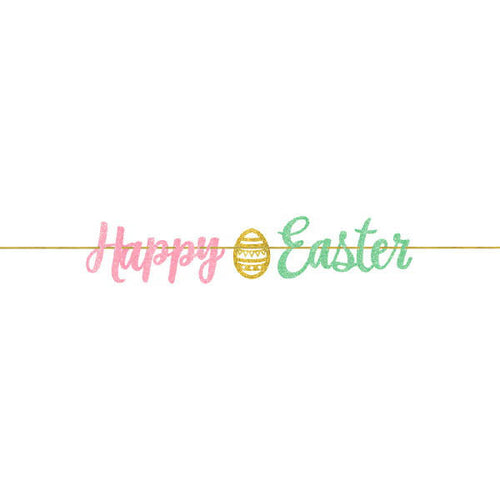 Happy Easter Script Banner