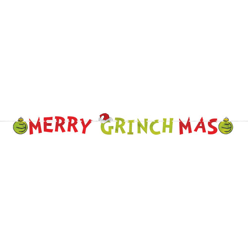 Merry Grinchmas Letter Banner