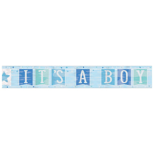 Blue Banner Baby Foil Banner