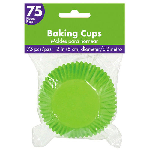 Lime Green Baking Cups