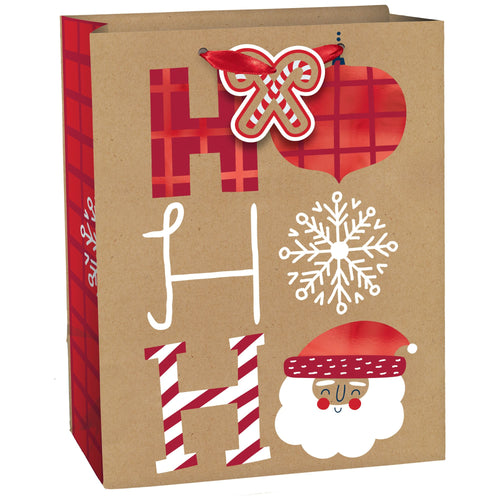 Ho Ho Ho Gift Bag - Medium
