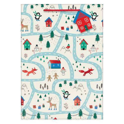 Christmas Scenes XXL Gift Bag