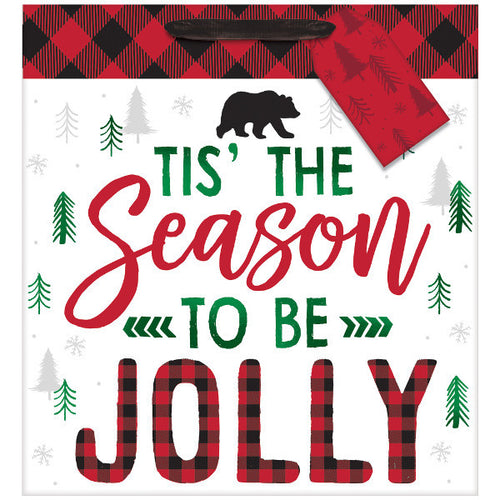 Cozy Holiday LG Gift Bag