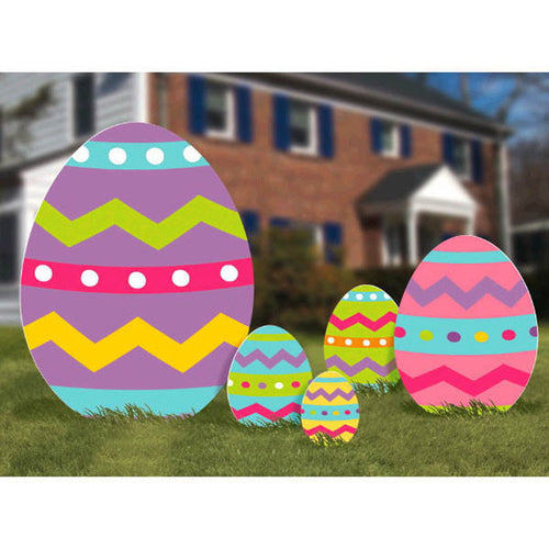 Easter Egg Lawn Signs