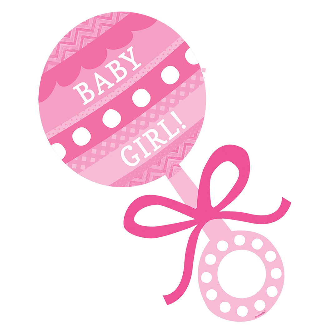 Girl Rattle Cutout