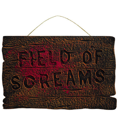 Field of Screams 3D Sign