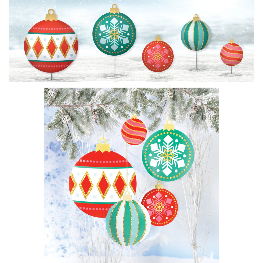 Ornament Lawn Icons - 5ct