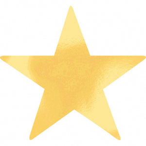 9" Gold Stars