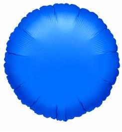 Blue Round 18" Foil Balloon