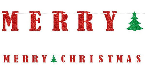 Merry Christmas Jointed Banner