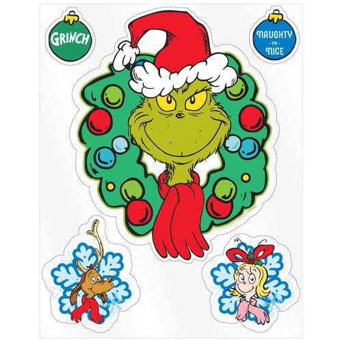 The Grinch Window Clings