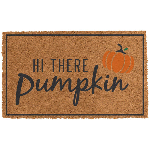 Hi There Pumpkin Door Mat