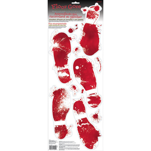 Bloody Footprint Vinyl Stickers