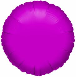 Fuchsia Round 18" Foil Balloon