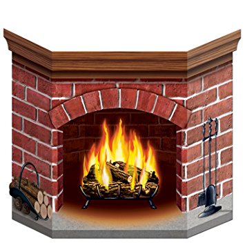 Brick Fireplace Scene Setter Add-on