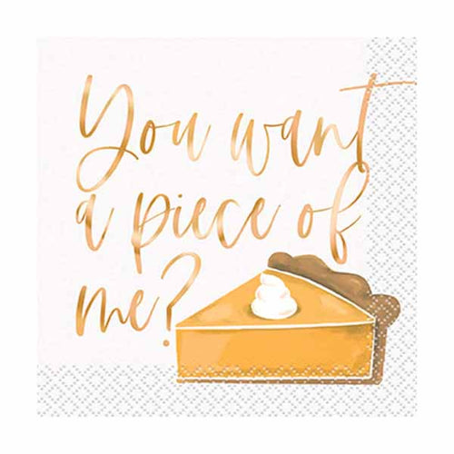 Modern Thanksgiving Beverage Napkins