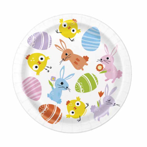 Gingham Easter Dessert Plates