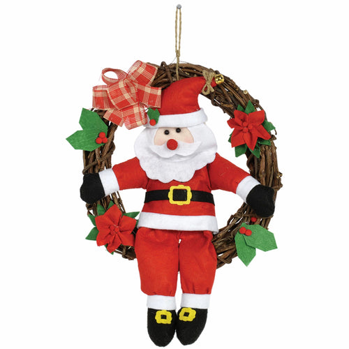 Santa Christmas Wreath