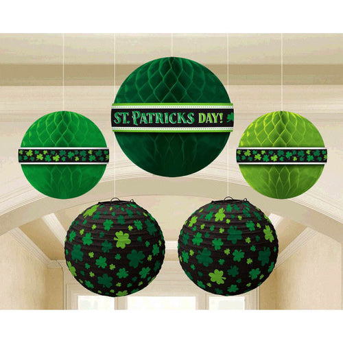 St Pats Honeycomb & Lantern Set