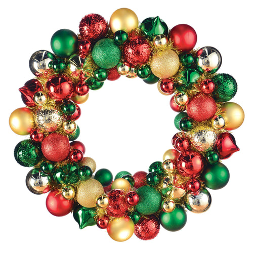 Red and Green Wreath
