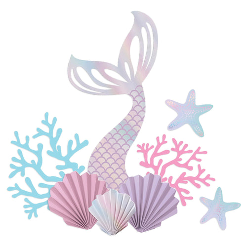 Shimmering Mermaid Wall Decor Kit
