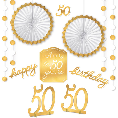 Golden Age 50th Room Decorating Kit