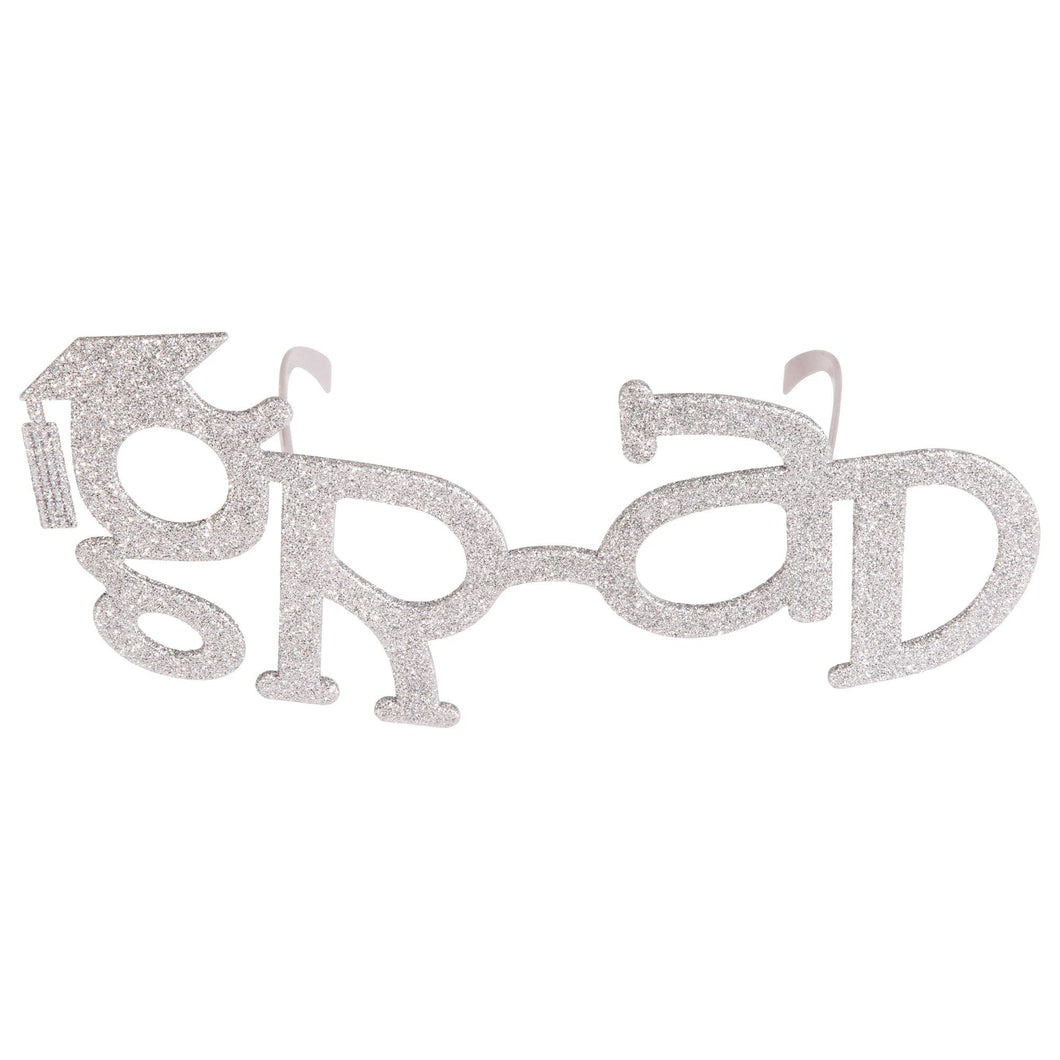 Silver Grad Glasses