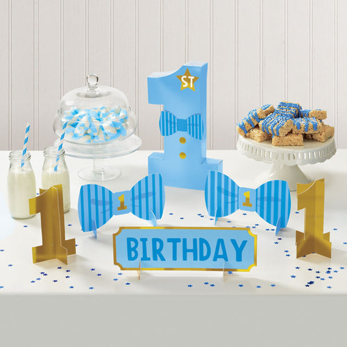 First Birthday Blue Table Decorating Kit