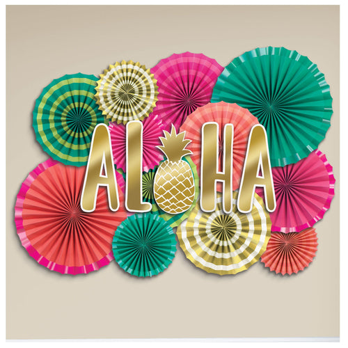Aloha Deluxe Fan Decorating Kit