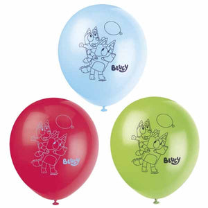 Bluey 12" Latex Balloons - 8ct