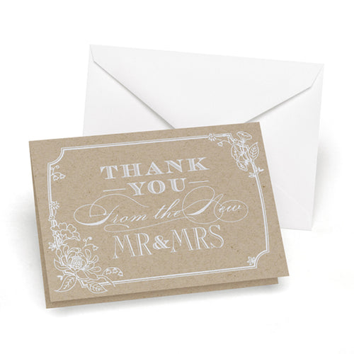 Country Blossom Thank You Notes