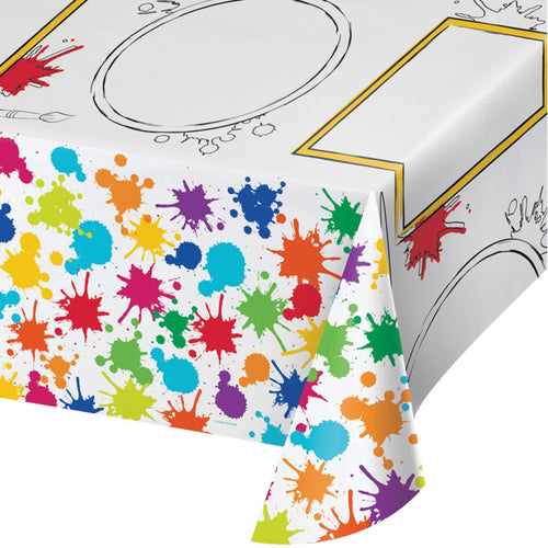 Paint Party Activity Table Cover