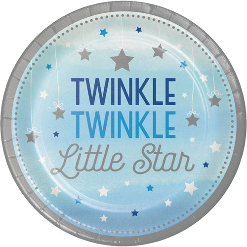 Twinkle Little Star Boy Dinner Plates