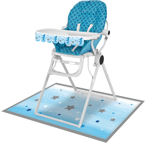 Twinkle Little Star Boy High Chair Kit