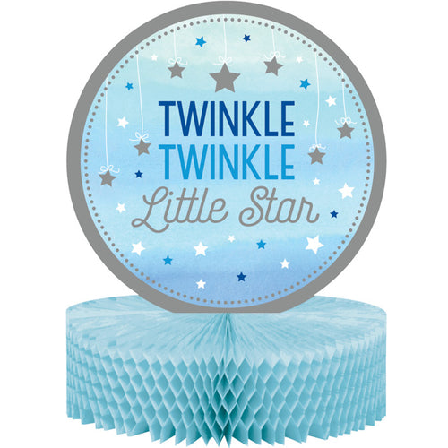 Twinkle Little Star Boy Honeycomb Centerpiece