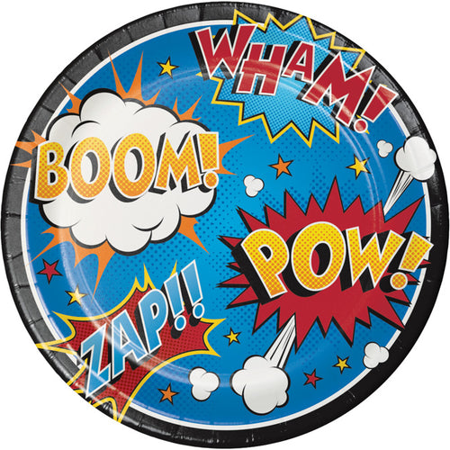 Superhero Party Dinner Plates
