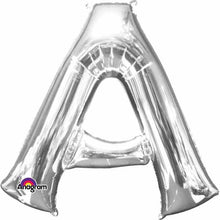 Load image into Gallery viewer, 34&quot; Silver Letter Balloon