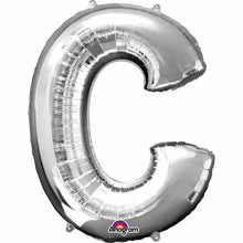 Load image into Gallery viewer, 34&quot; Silver Letter Balloon