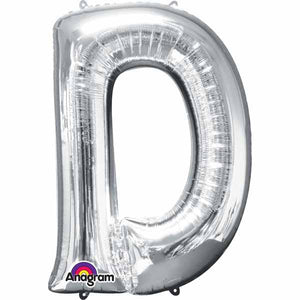 34" Silver Letter Balloon