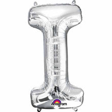 Load image into Gallery viewer, 34&quot; Silver Letter Balloon