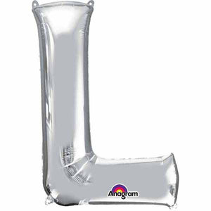 34" Silver Letter Balloon