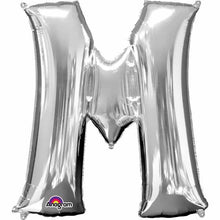 Load image into Gallery viewer, 34&quot; Silver Letter Balloon