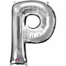 Load image into Gallery viewer, 34&quot; Silver Letter Balloon