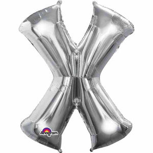 34" Silver Letter Balloon