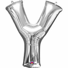 Load image into Gallery viewer, 34&quot; Silver Letter Balloon