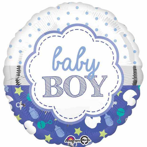 Royal Crown King And Queen Polka Dot Acrílico Chupete Cinta Collares Baby Shower Game Favores Premio Decoraciones Nino Nina Azul