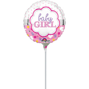 It's a Girl 9" Microfoil Balloon