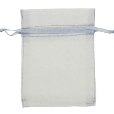 Silver Organza Favour Bags